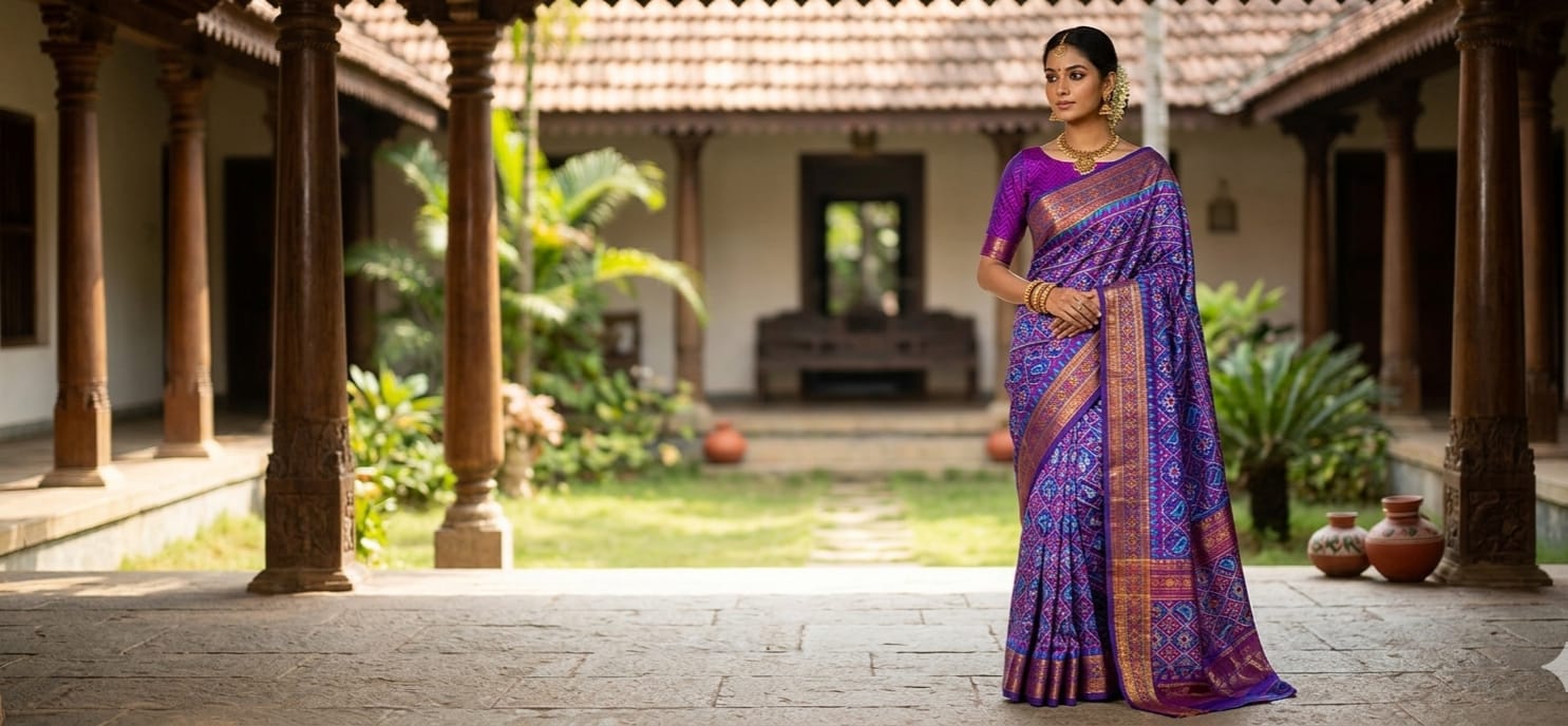 Pochampally Ikat Saree